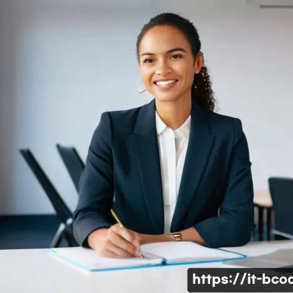 비즈니스 코칭 네트워킹 팁 - **Prompt 1: Empowered Professional Guided by a Coach**
    A confident, diverse professional, appear...