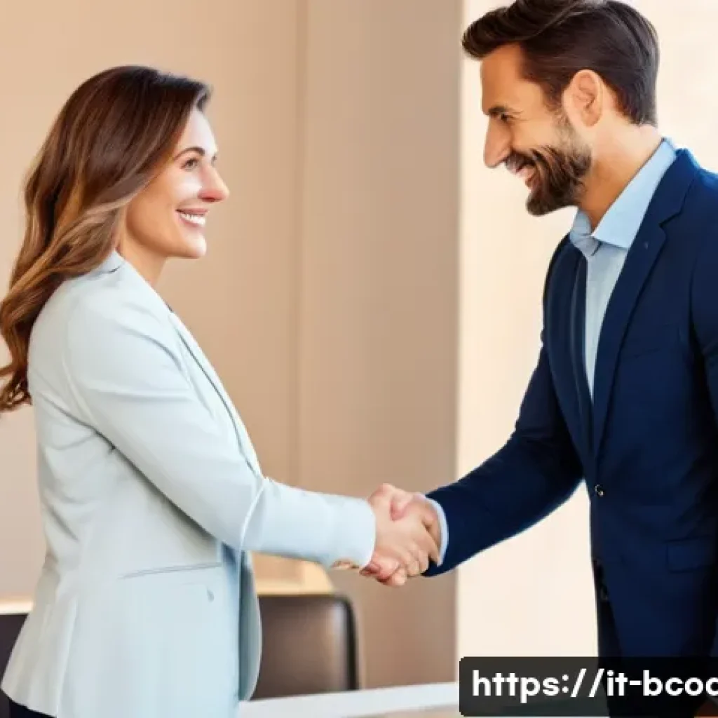 비즈니스 코치의 클라이언트 관리법 - **Prompt:** An Italian business coach, female, mid-40s, with a warm and approachable expression, dre...