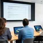 Home 21 비즈니스 코치 자격증 종류 - A professional classroom setting in Italy with a diverse group of adult learners attentively partici...